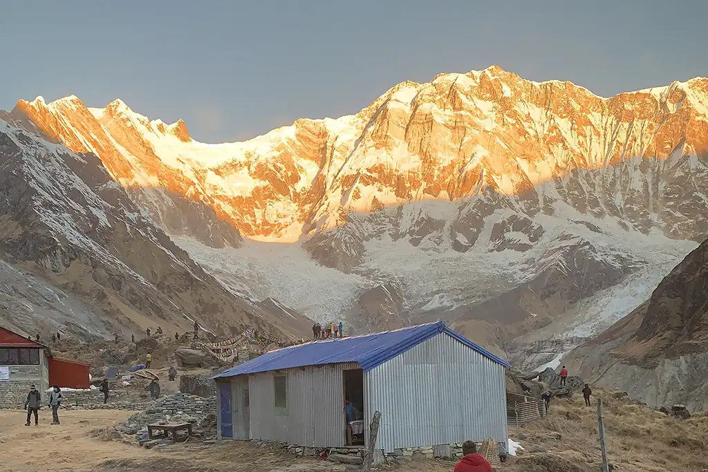 Annapurn Golden Mountain View