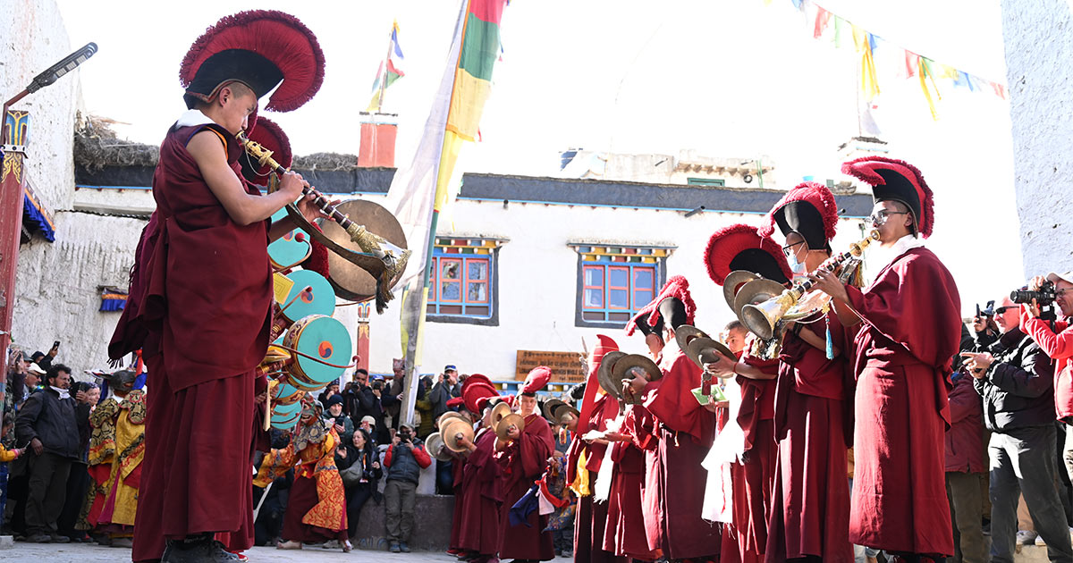 Monks in the Mustang