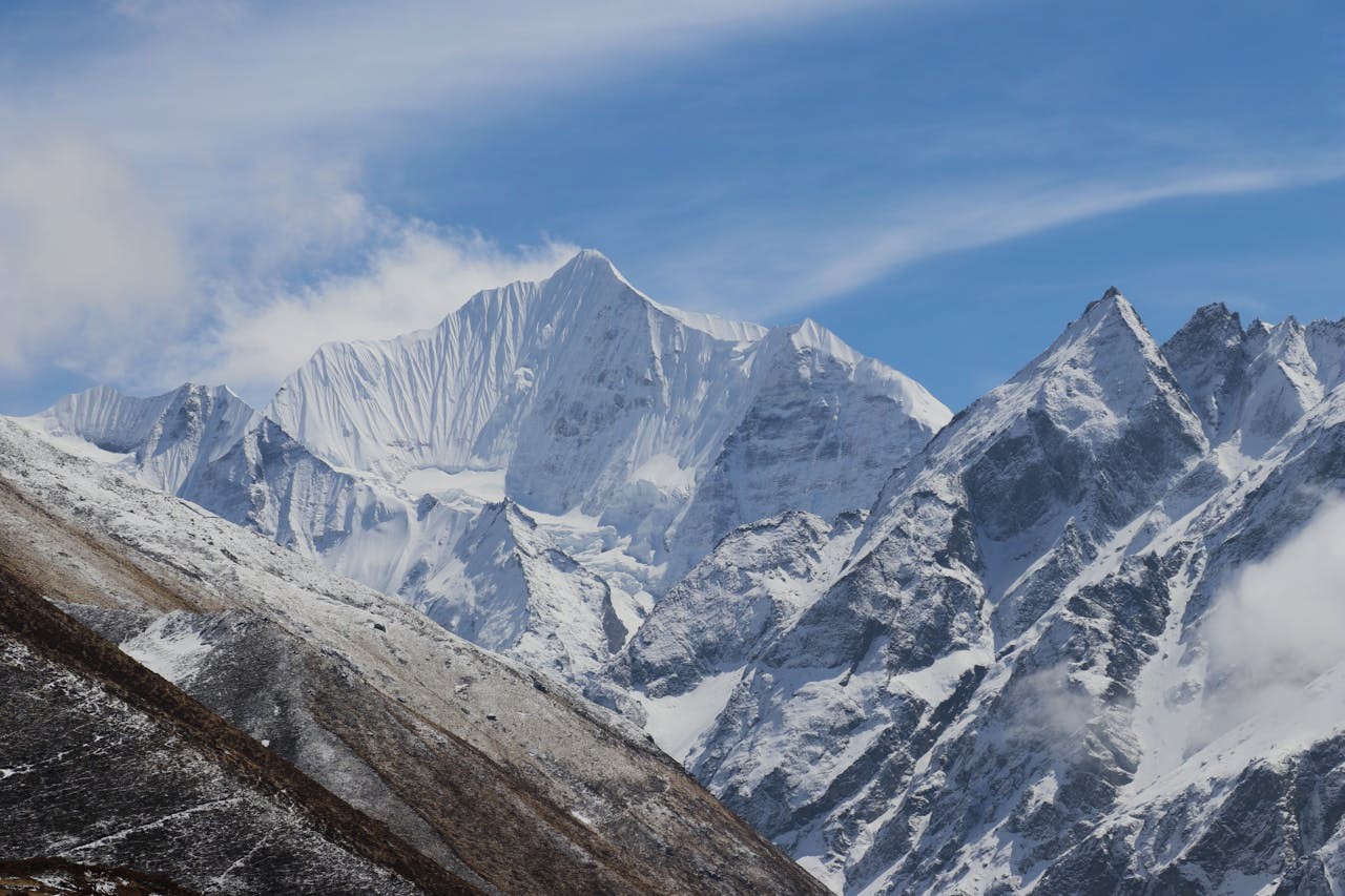 Mountain views during the trek