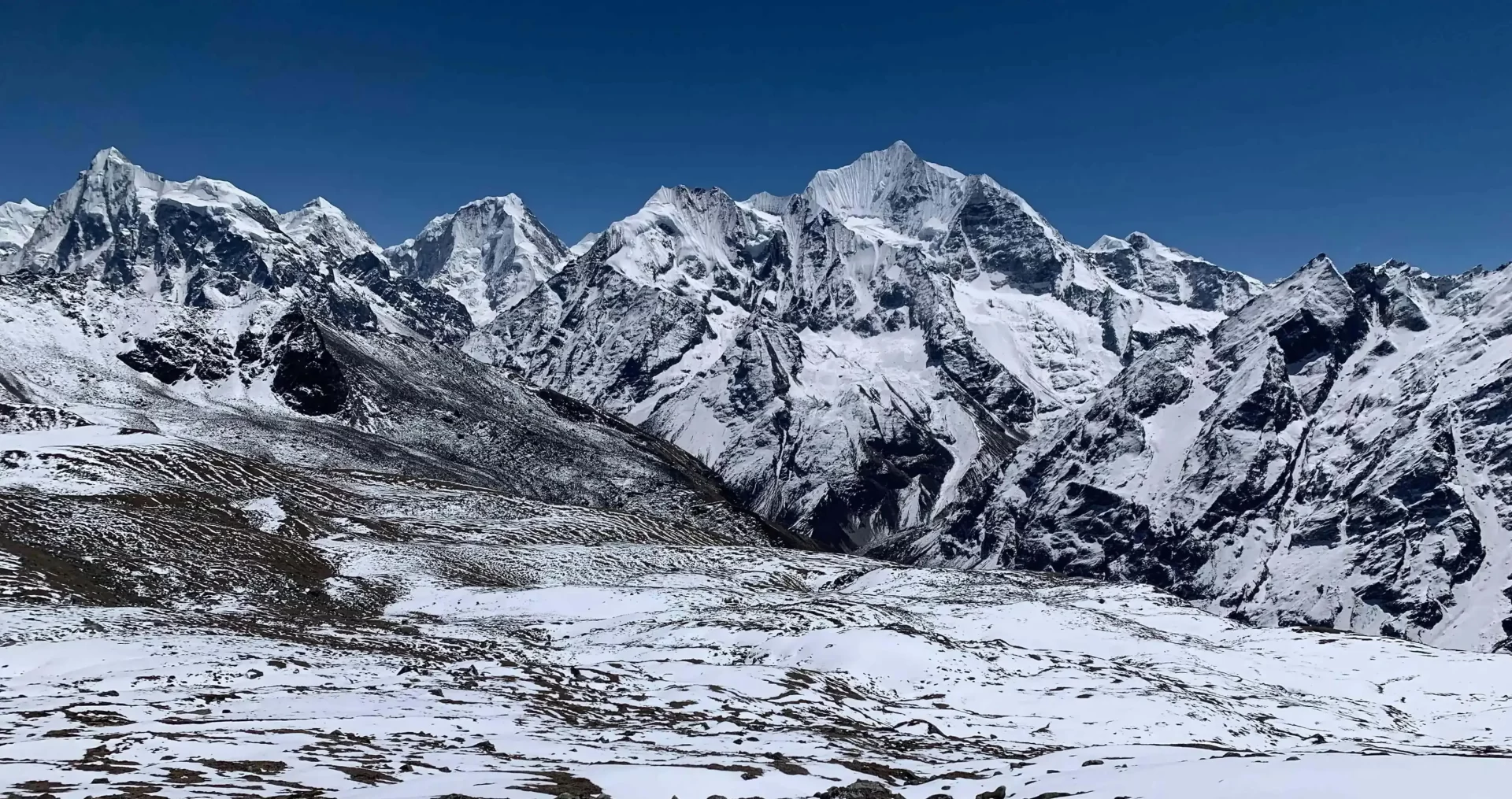 Langtang when the weather is crystle clear