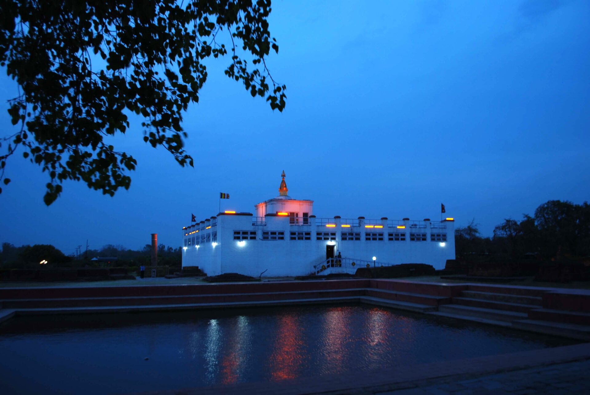 Mayadevi Temple at dawn