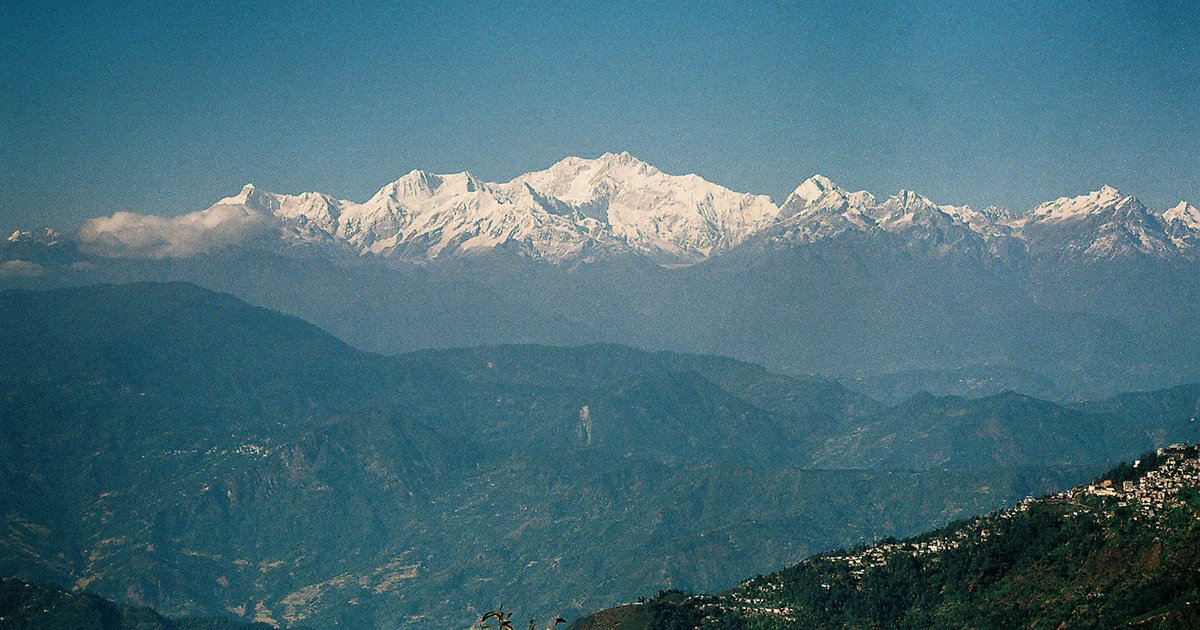 Panaromic View of Mount Kanchenjunga