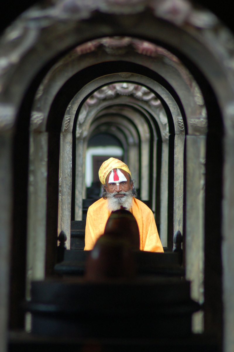 Holyman at Pashupatinath Temple