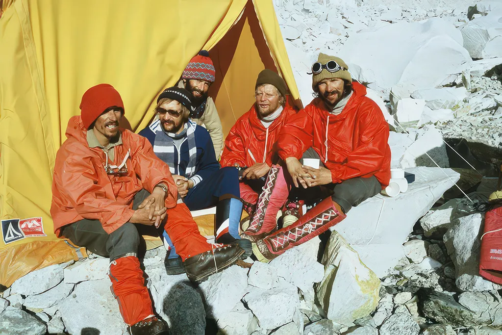 Polish Climbers resting