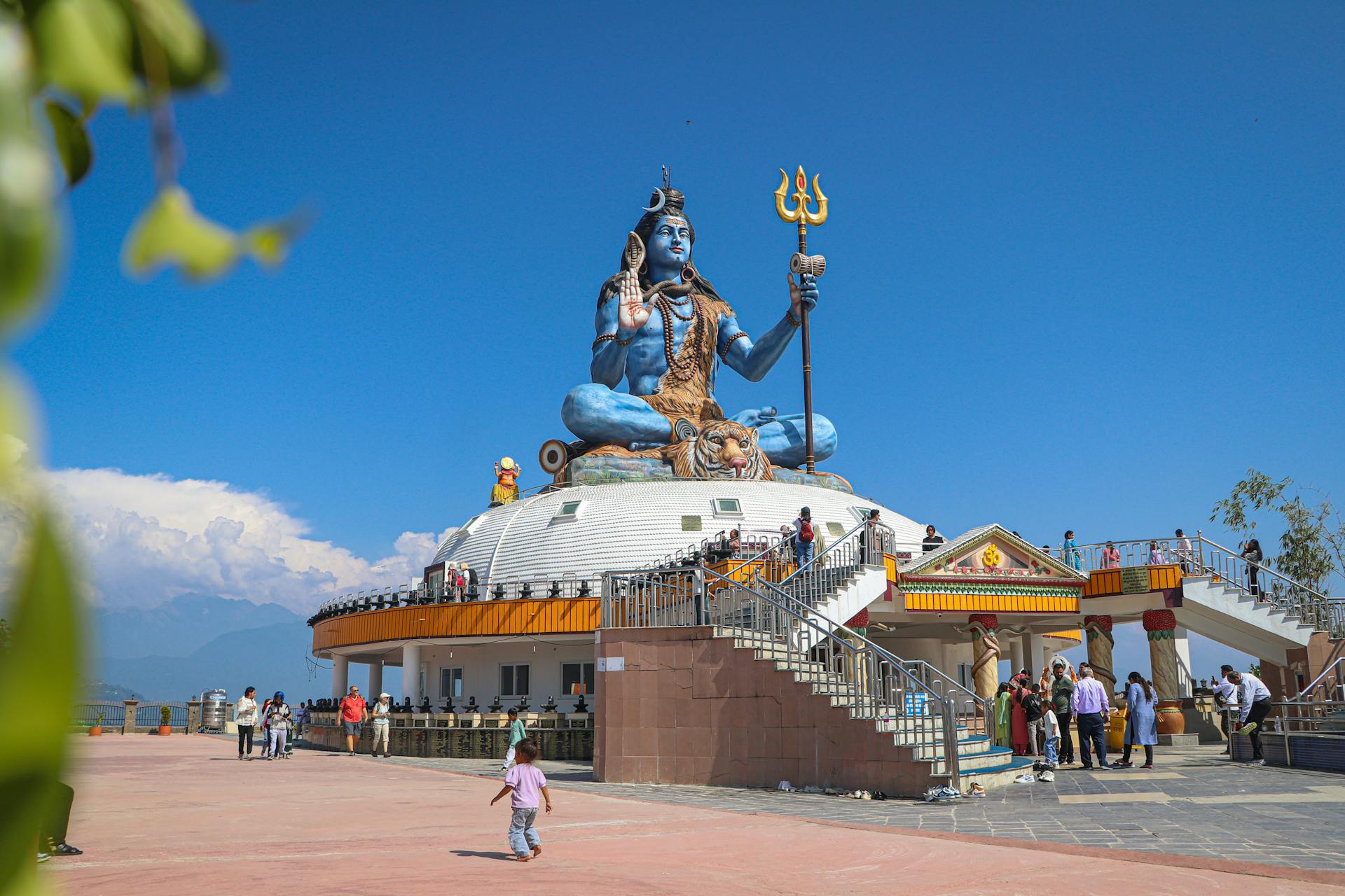 Shiva statue in Pokhara