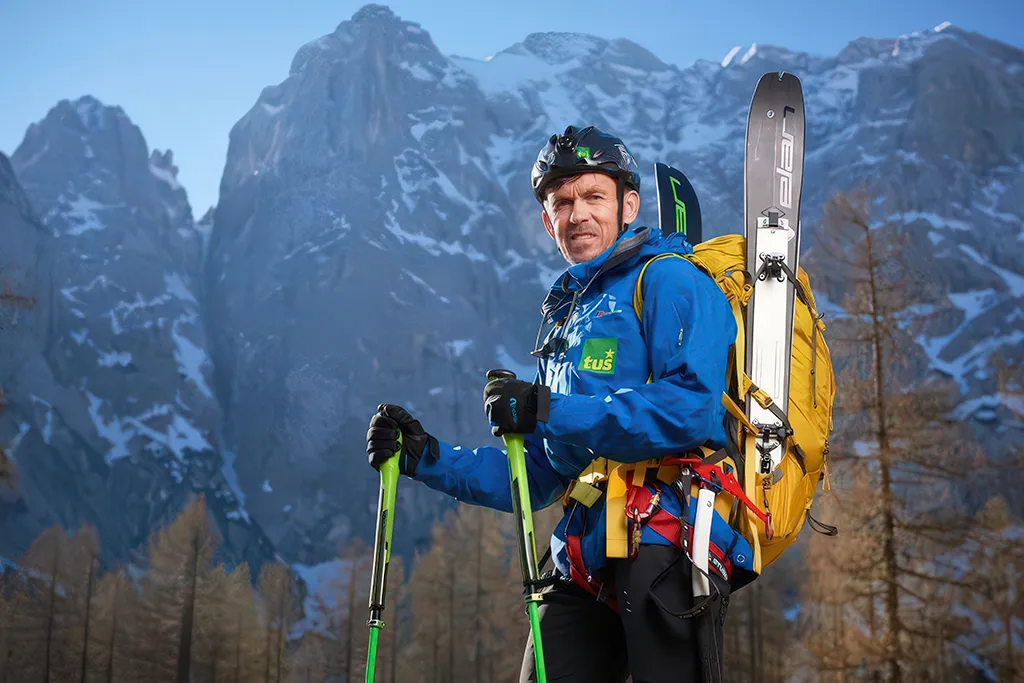 Slovenian skier Davo Karnicar