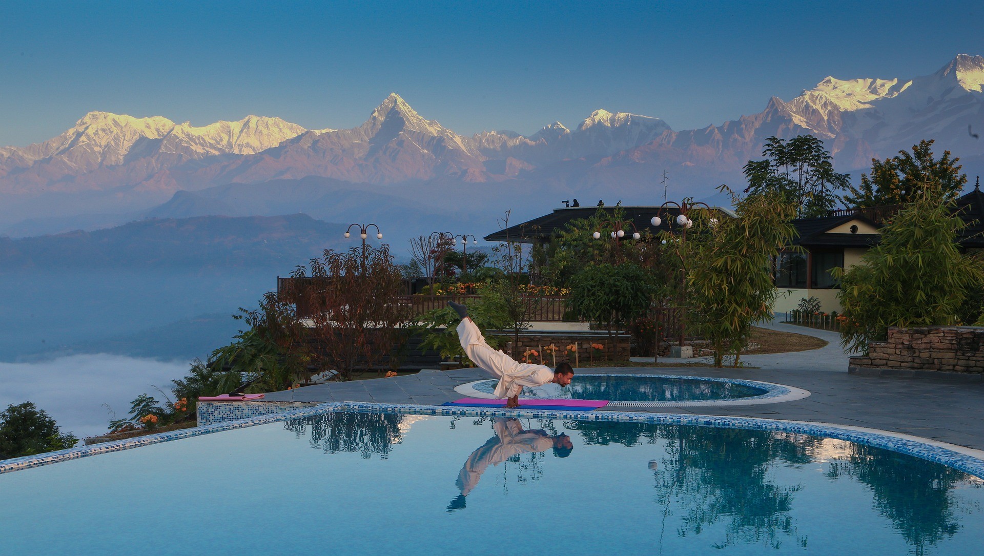 A nice mourning in the himalayas