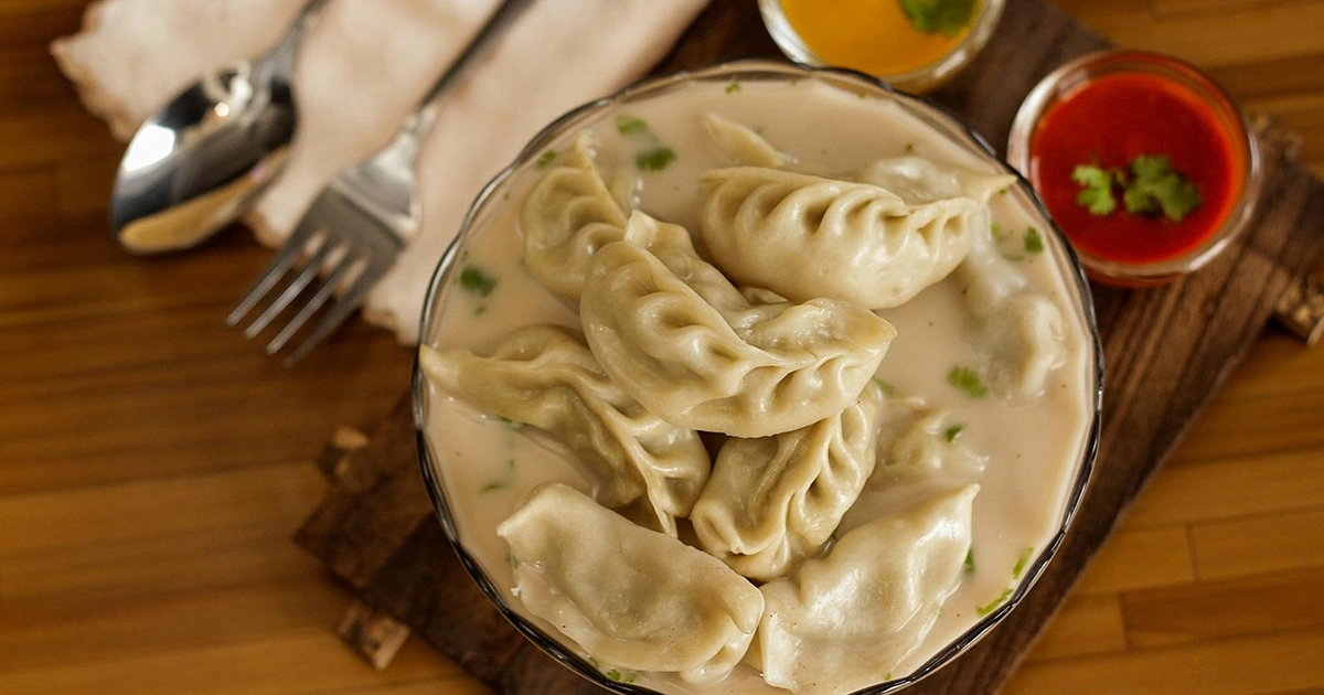 a boul of jhol momo