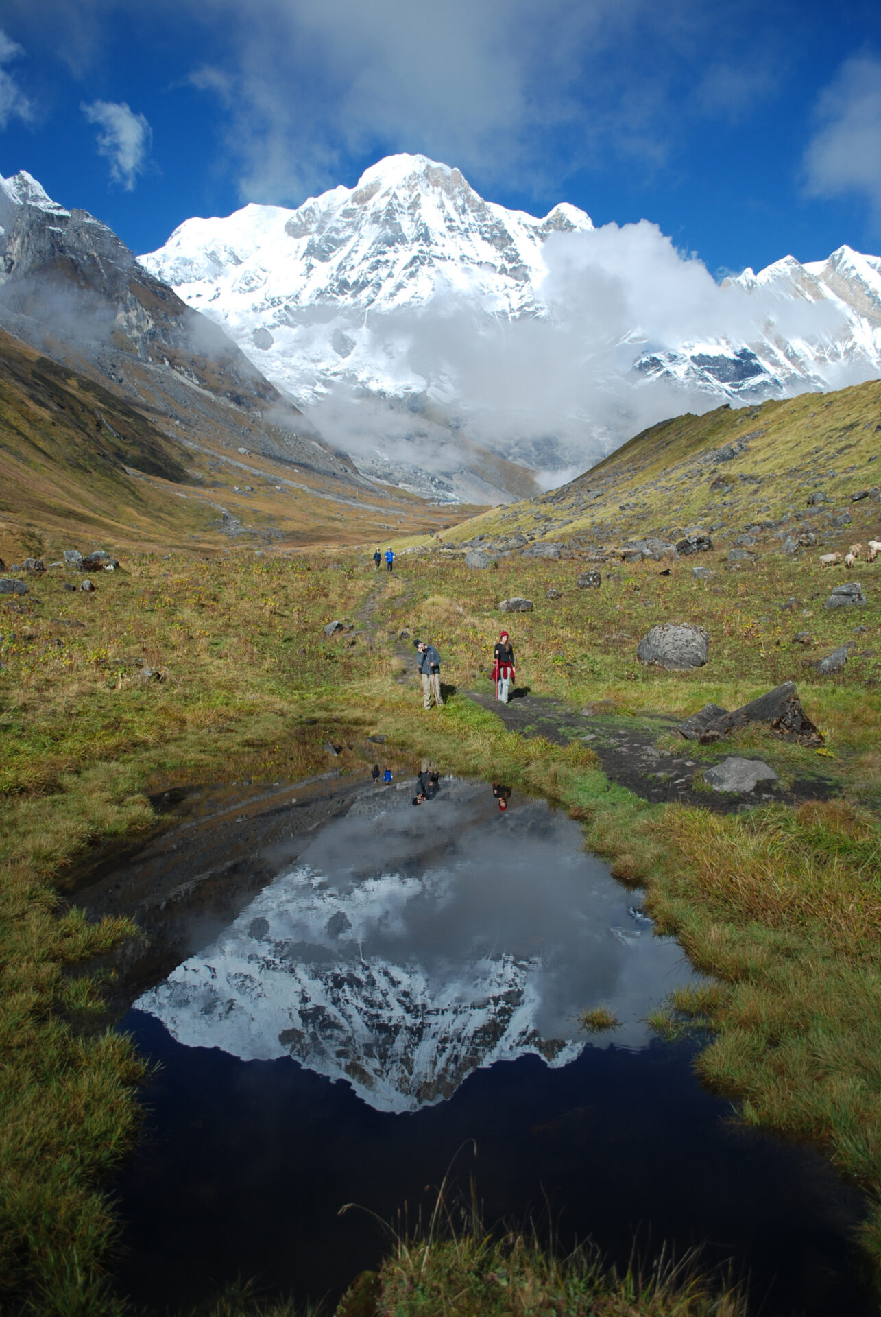 annapurna basecamp mirror view