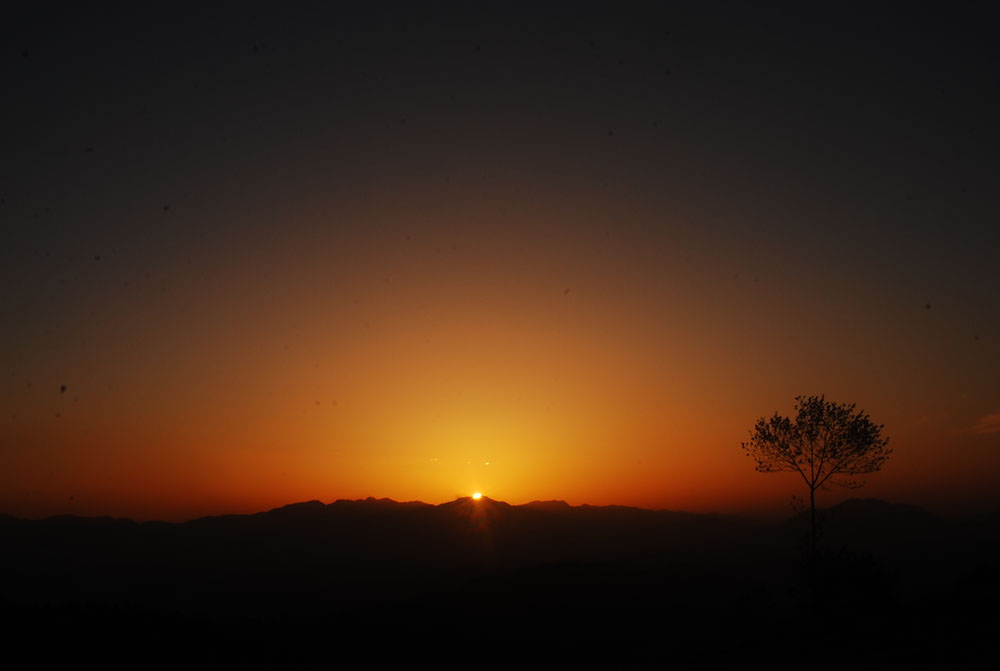 Sunset at Nagarkot