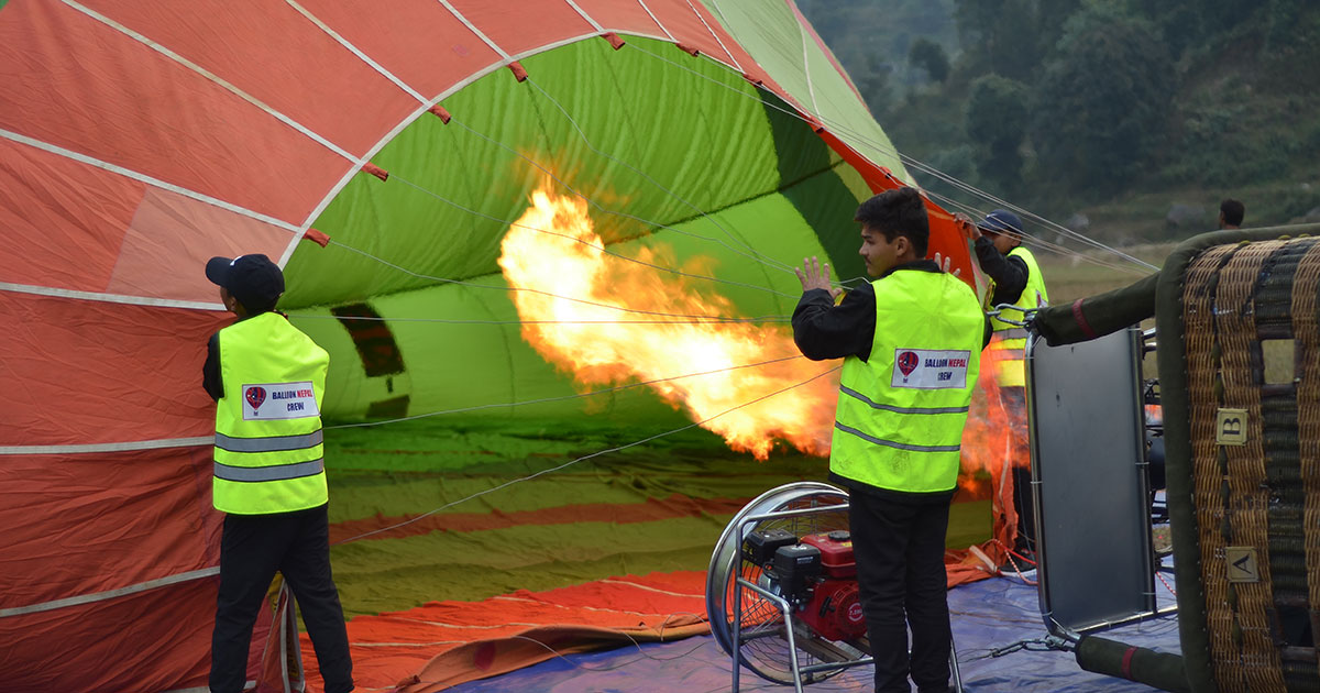 Hot air ballooning