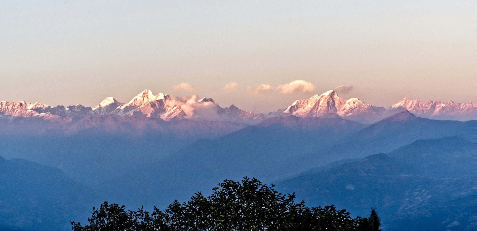 Mountains seen from Nagarkot