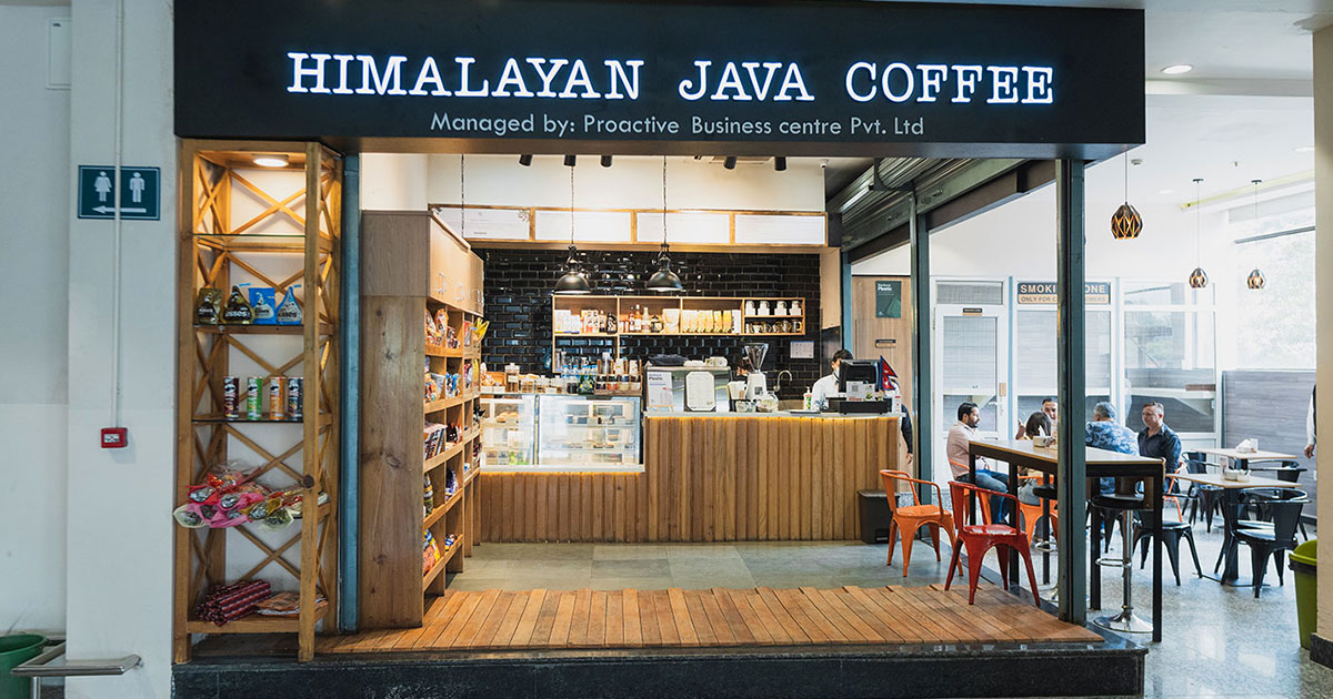 Image of Himalayn Java Coffee in Kathmandu.