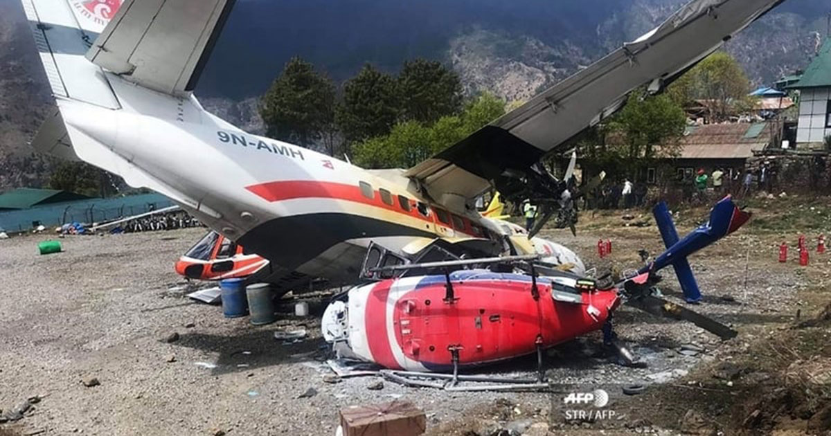 Lukla Nepal Accident Aviation