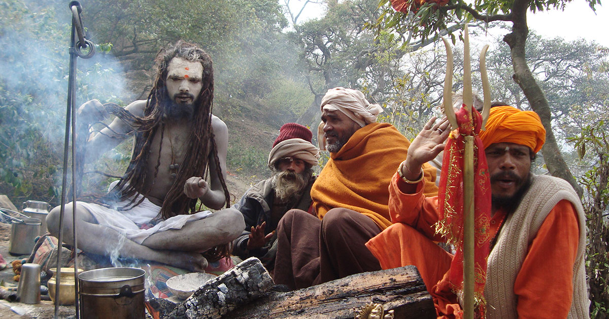 Sadhu-Babas-At-Pashupatinath-Temple