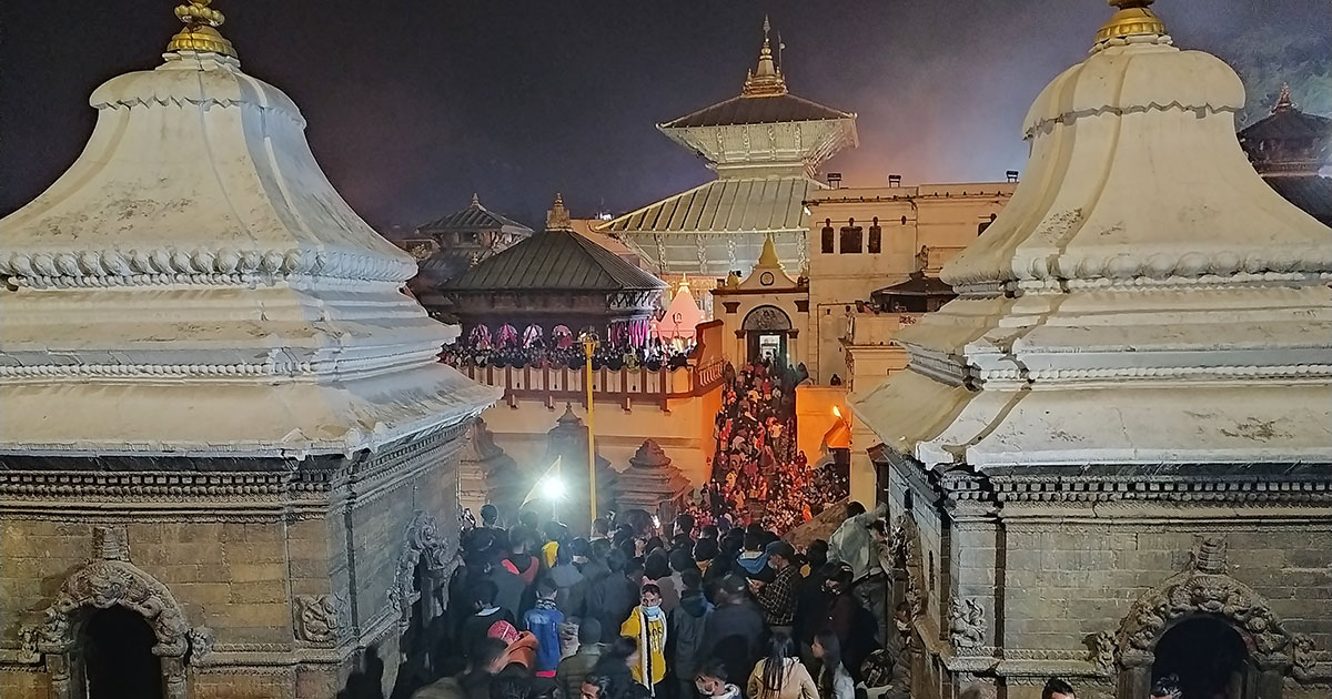 Shivaratri Crowd at Pashupatinath