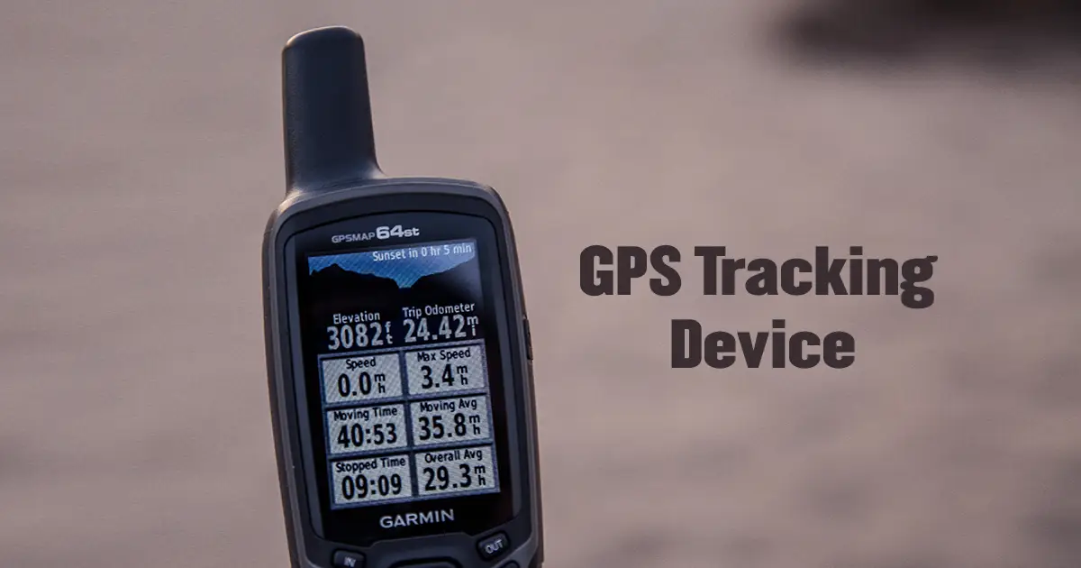 GPS tracking device.