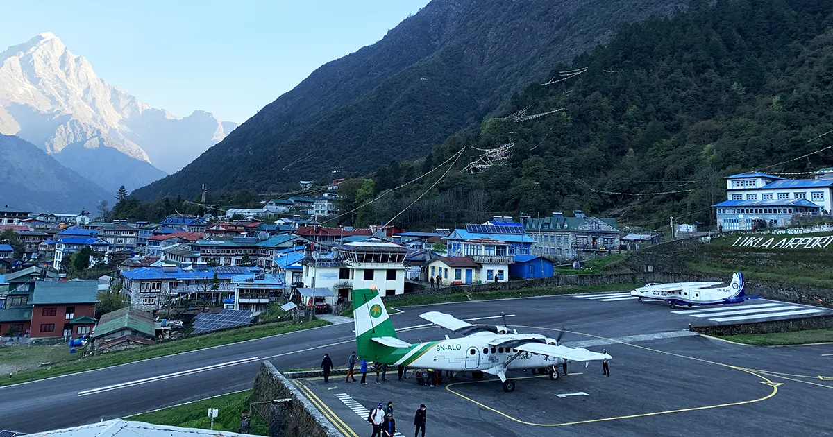 Lukla Flight on Clear Days