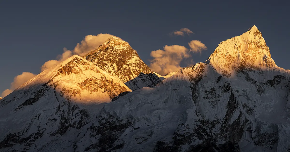 Sunrise over Mount Everest