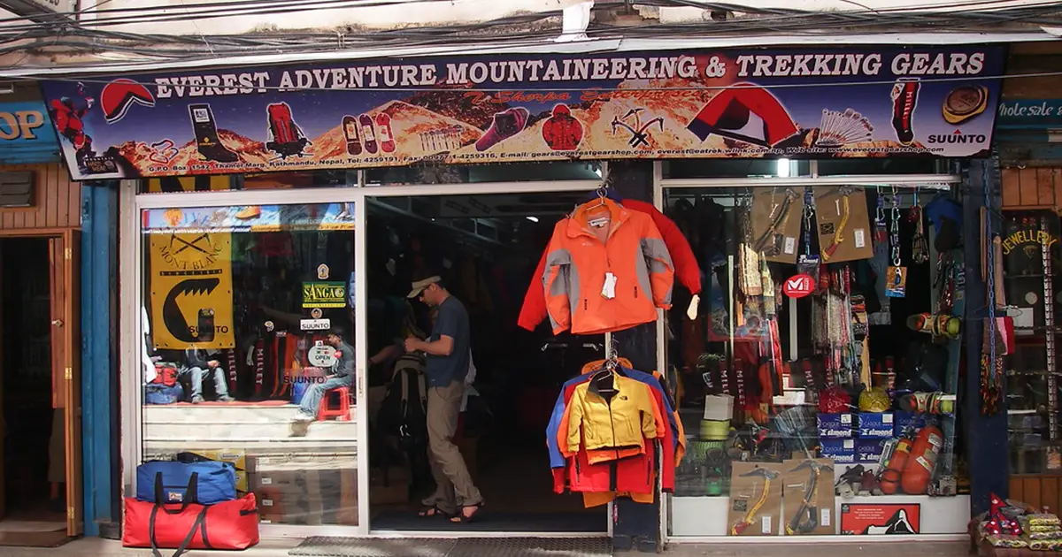 Trekking Gear Shop in Thamel