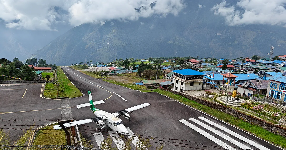 Hillary Airport in Lukla