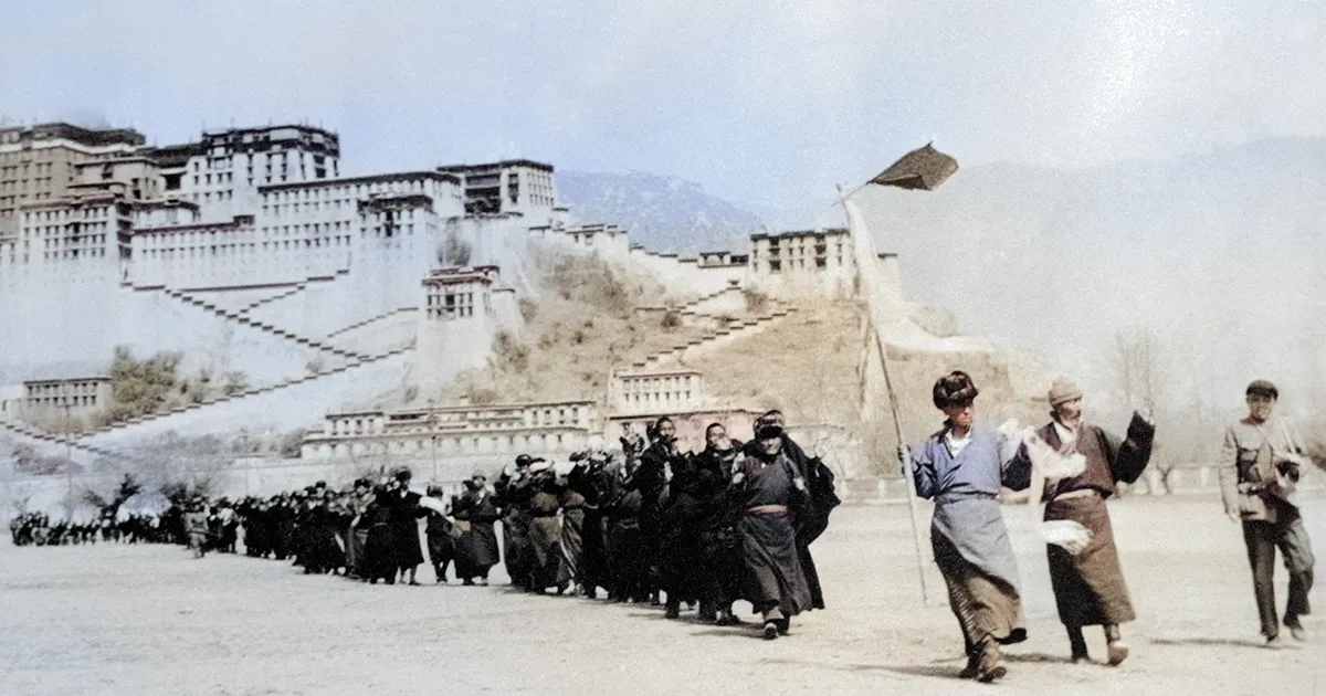 Ancient trade route in Lhasa