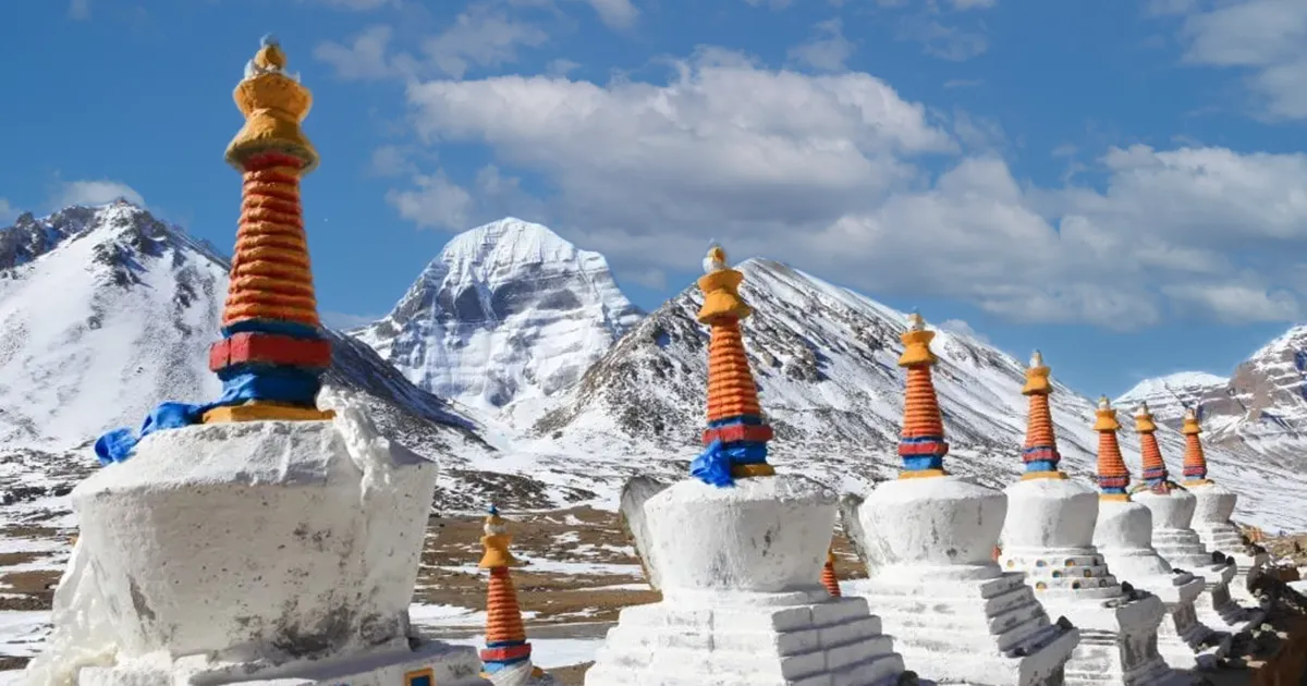 Mount Kailash from Darchen
