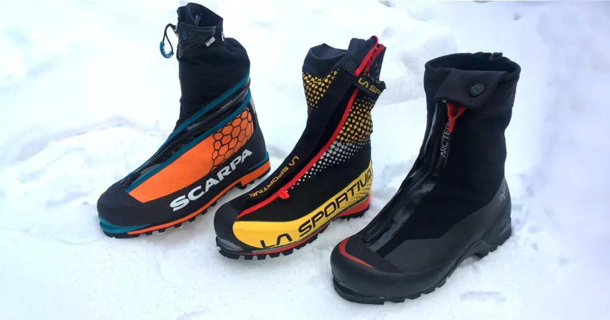 Double Layered Boots for Climbing