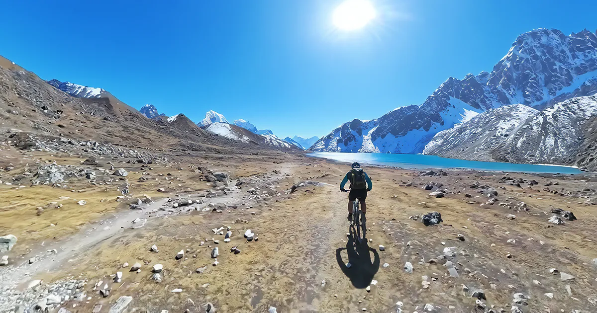 Gokyo Valley Exploration on a Bike