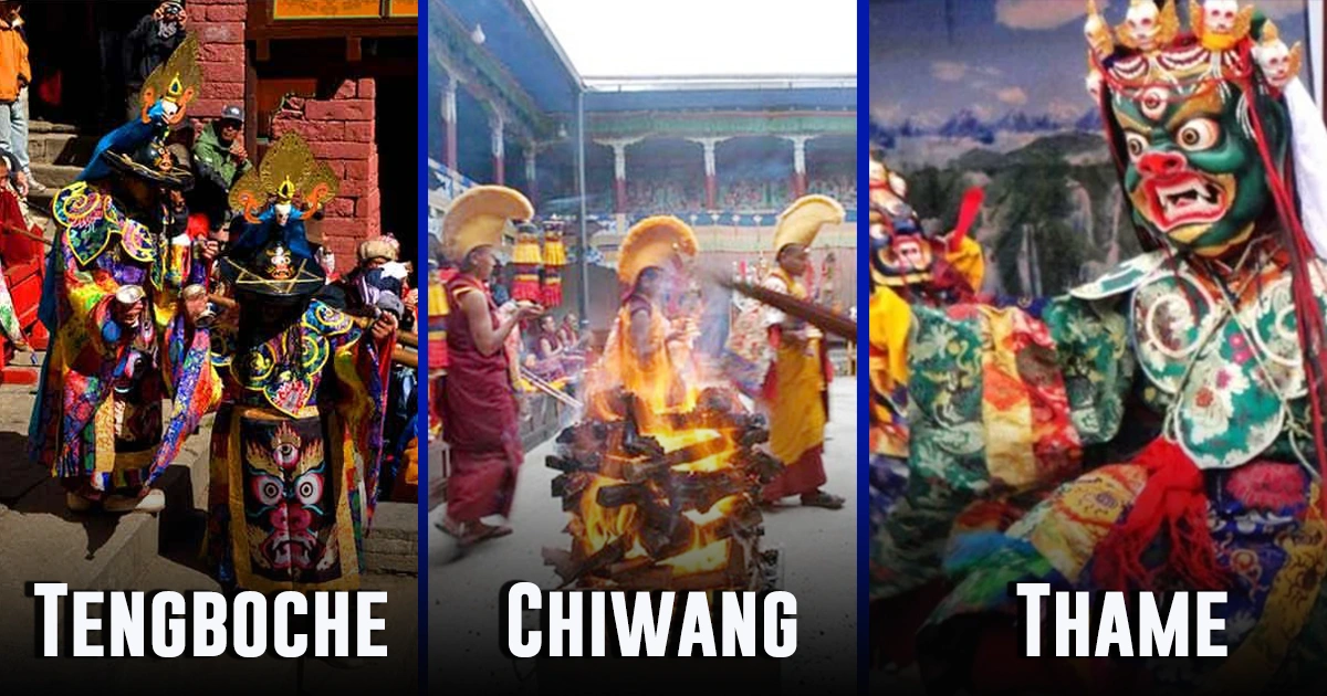 Mani Rimdu celebration in different monasteries of Khumbu