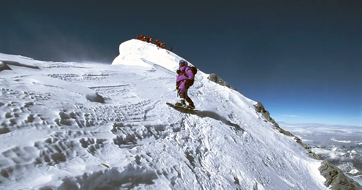 Marco Siffredi Snowboarding on Everest