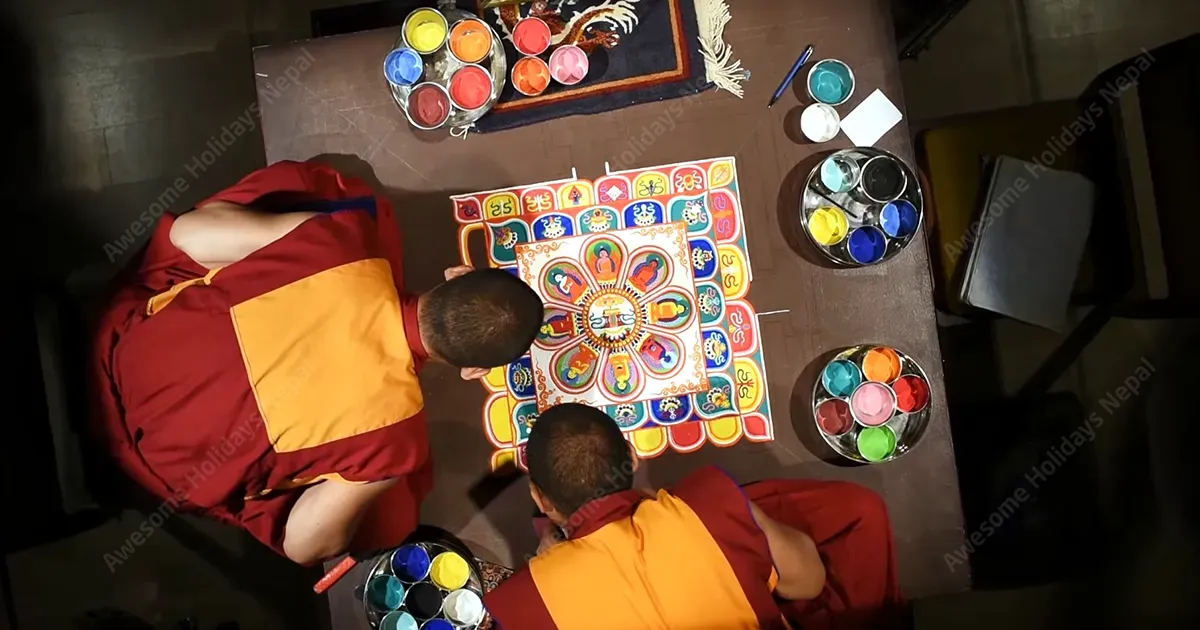 Sand Mandala Ritual of Mani Rimdu Festival