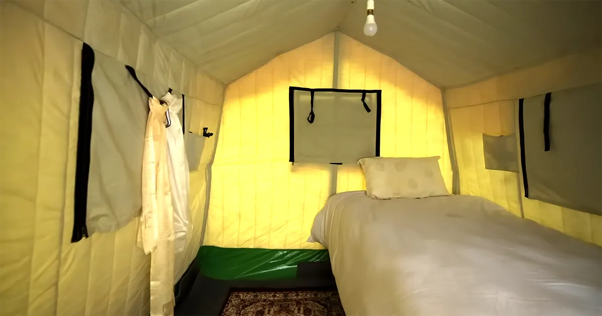 Tent room in Everest base camp