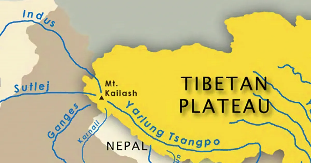 Beginning of Four Rivers Near Mount Kailash