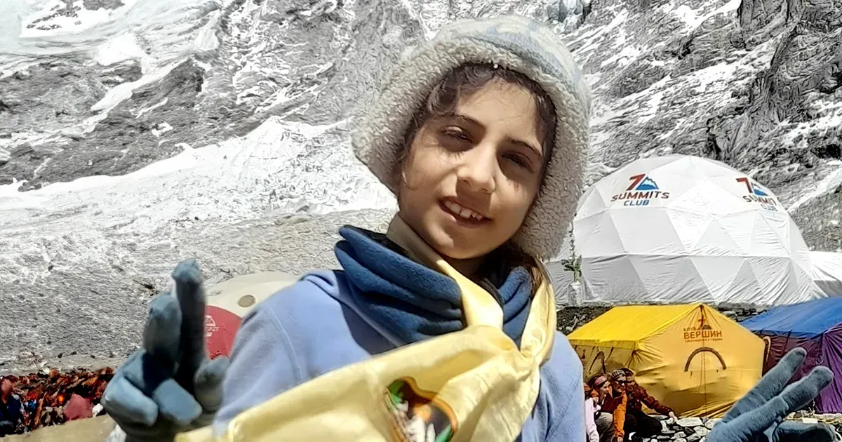 9 years old Ms Yara Faraj on the EBC