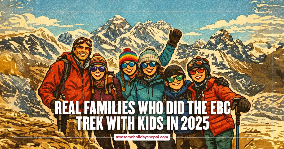Everest Base Camp Trek with Kids: Real Families Who Did It in 2025