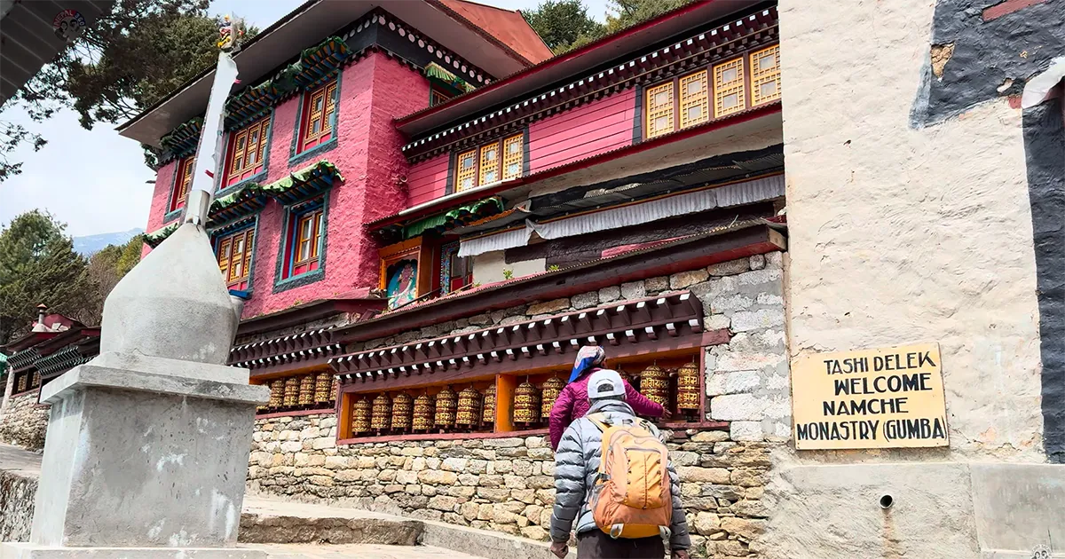 Namche Monastery in the Everest Base Camp Trek