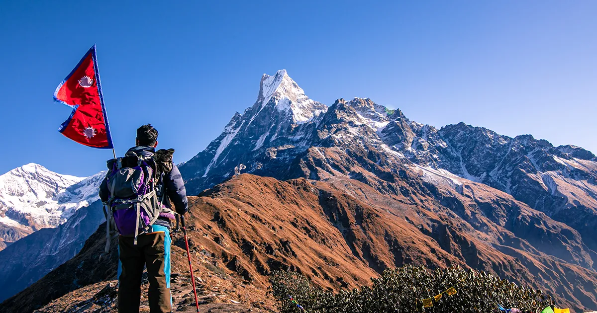 Machhapuchre and Annapurna Ranges