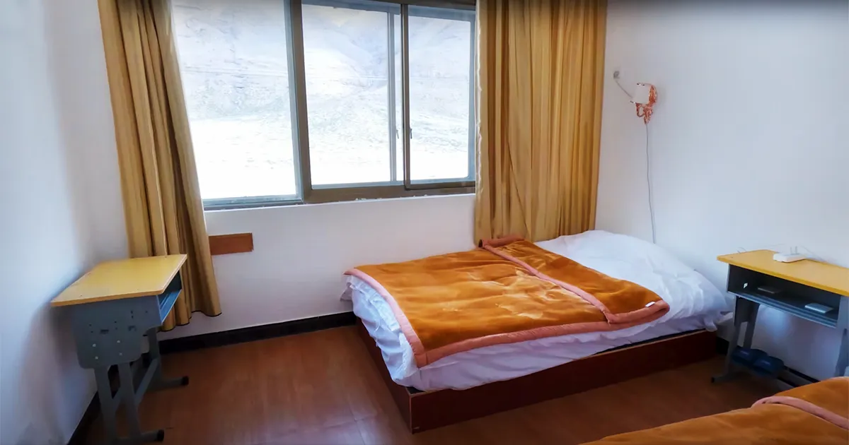 Typical guesthouse accommodation during Kailash Yatra
