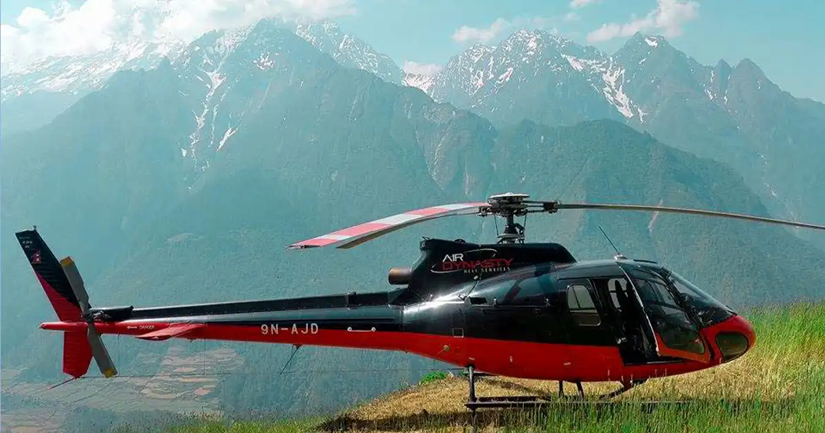 Heli in Annapurna region