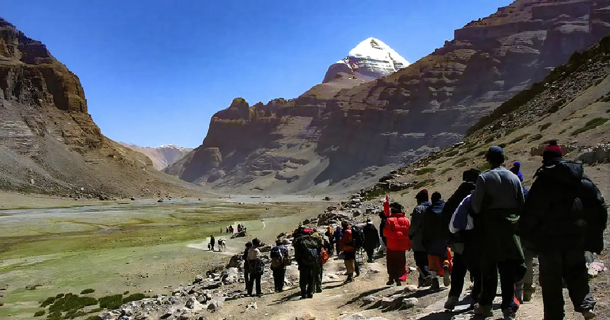 Pilgrims in Kailash Yatra