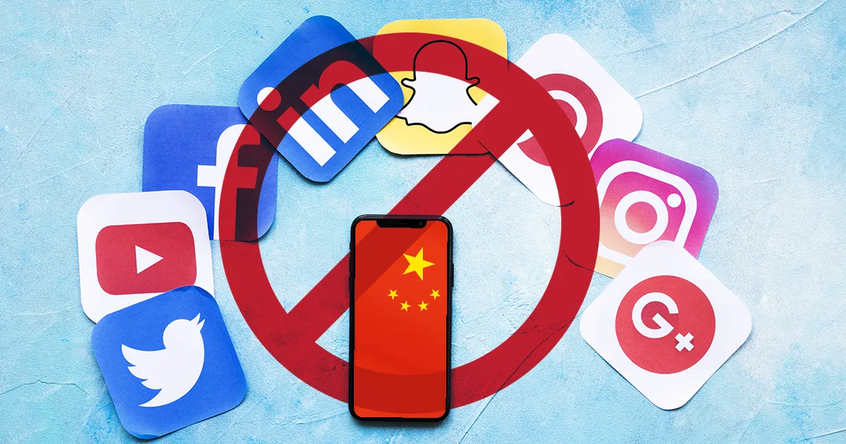 Social media banned in China