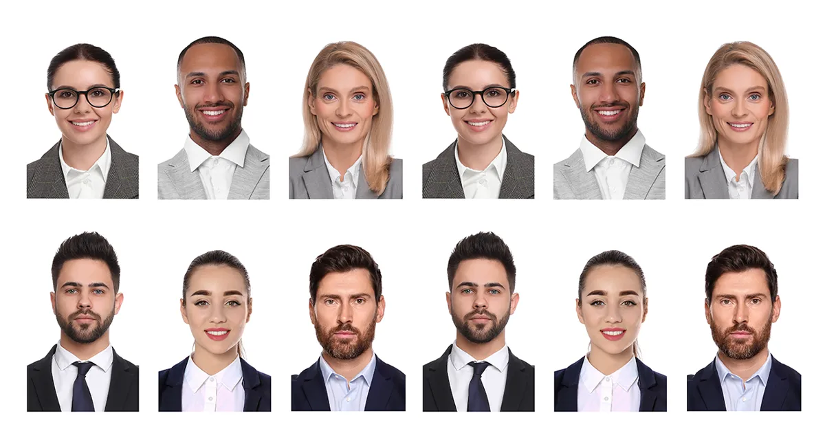 Passport-Sized Photo Sample