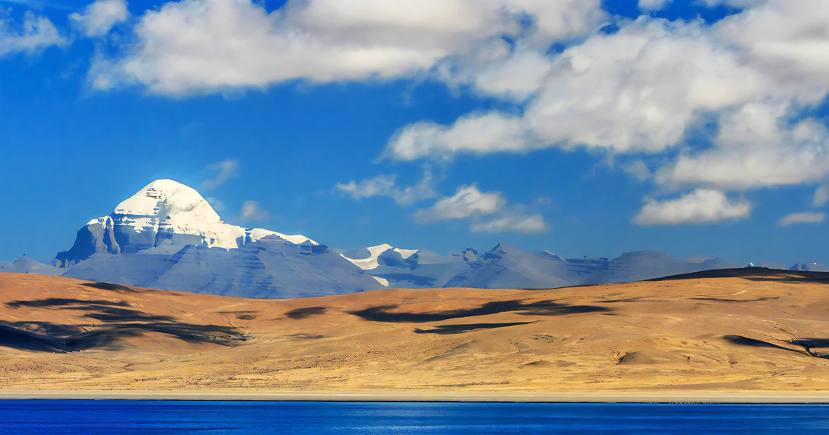Wide Mount Kailash landscape shot