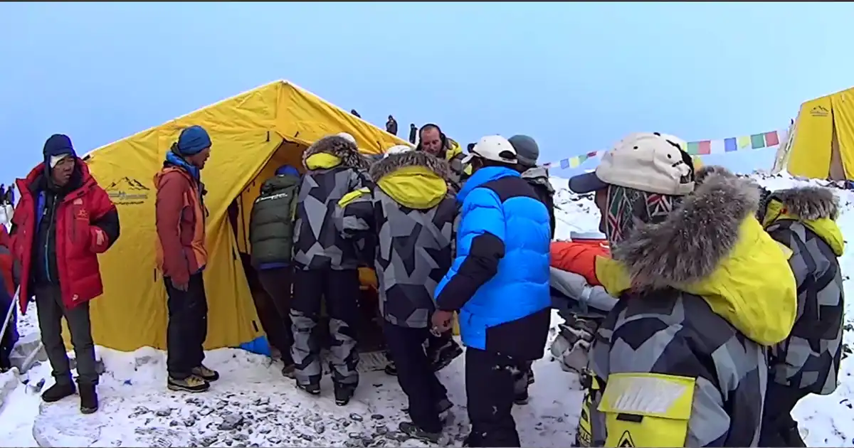 Rescue During Avalanche in Everest Region