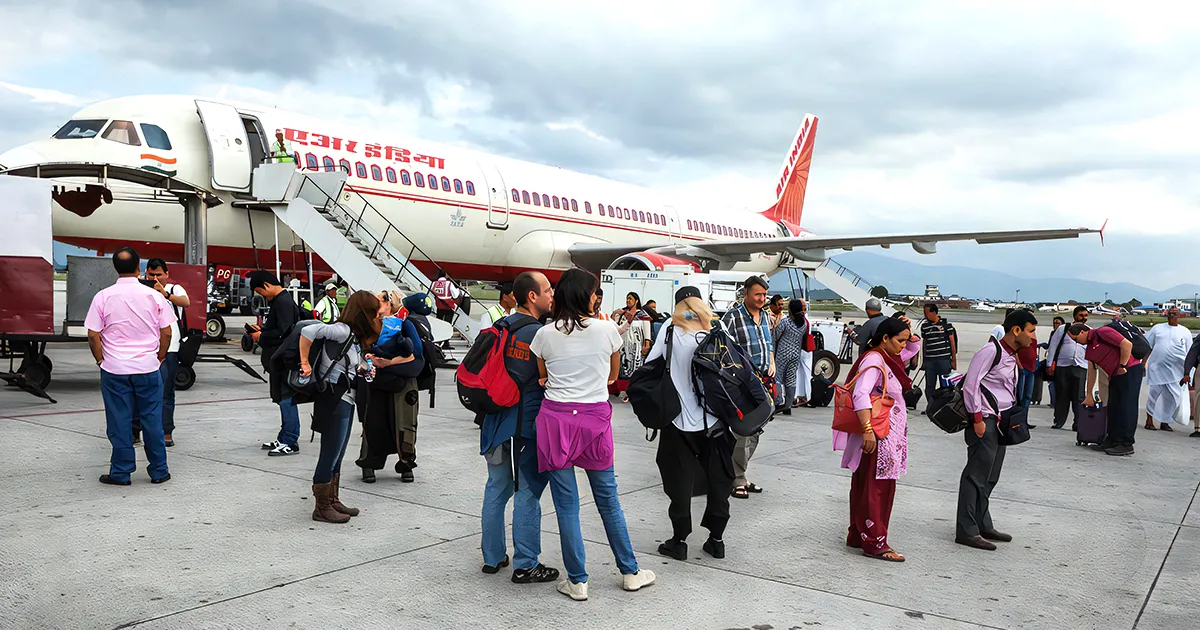 Foreigners in Airport