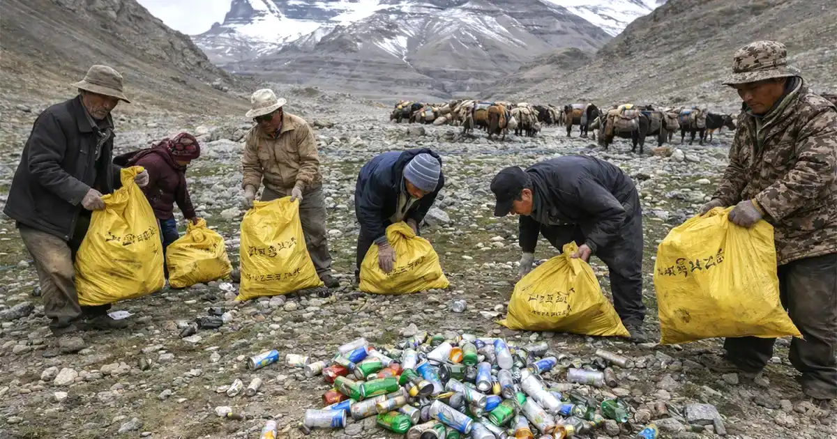 Solid waste in Kailash