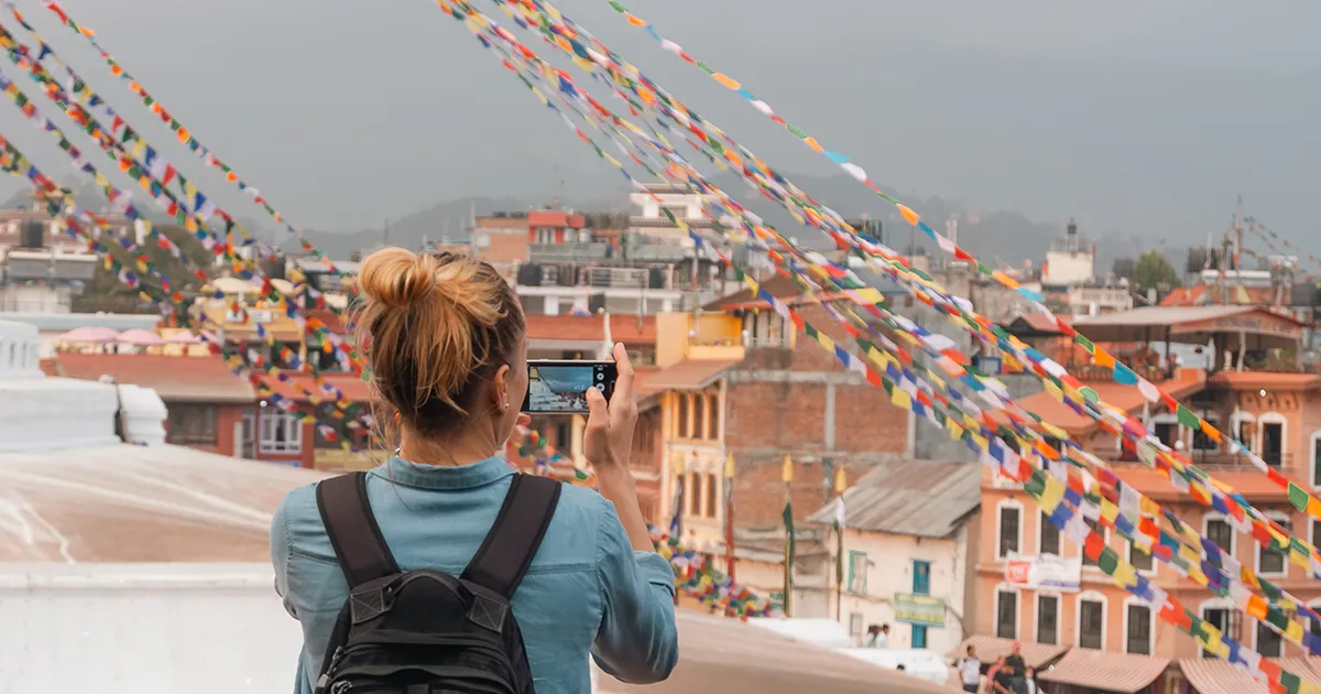 Tourist enjoying their timein Nepal