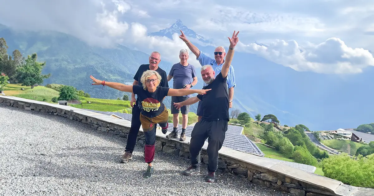 trekking with family