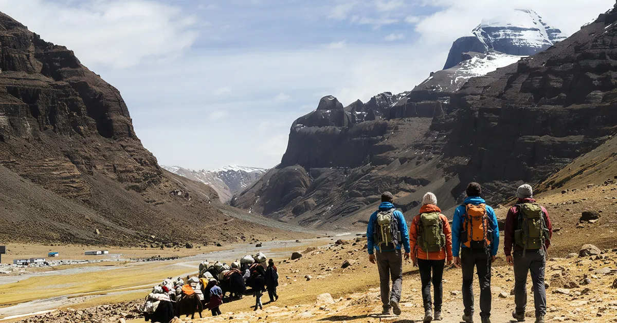 A group of friends on Kailash